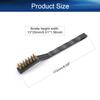 Auniwaig Metal Brushes, Pure Copper Wire Tube Cleaning Brushes, Premium Rust Removal Tools for Cleaning Welding Slag, Stain, Rust view 2