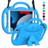SUPLIK Kids Case for iPad 9th/8th/7th Generation (10.2 inch, 2021/2020/2019), iPad 10.2" Protective Case with Shoulder Strap Handle Stand for Apple iPad 7th/8th/9th Gen, Blue view 1