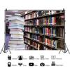 OERJU 12x8ft Books Back to School Backdrop Bookcase Photography Backdrop Library Study Bookshelf Scene Children Photography Backgrounds Prom Leavers Ball Ceremony Decor Banner Vinyl Portrait Photo view 2