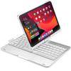 360 Degree Rotation iPad Air 10.9 inch Keyboard case Built-in touchpad 7-Color Backlight 4th Generation iPad Air4 Keyboard Cover Bluetooth Wireless Keyboard (iPad Air4 10.9" (2020), Silver) view 1