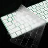 Keyboard Cover Skin for 2024 2023 2021 Apple iMac 24 inch Magic Keyboard M4 M3 Chip, iMac 24 inch/Mac mini Accessories, Apple Magic Keyboard MK293LL/A A2449 & MK2A3LL/A A2450 Protector-Transparent view 3
