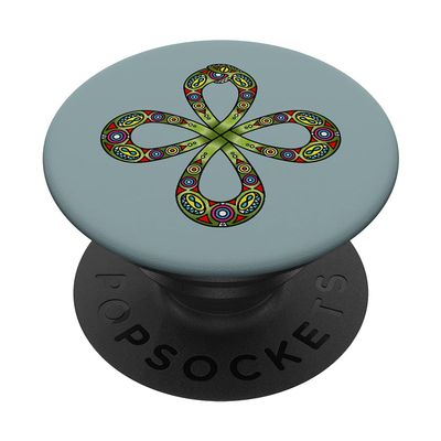 Ouroboros, Celtic endless knot, snake, infinity, symbol PopSockets Swappable PopGrip