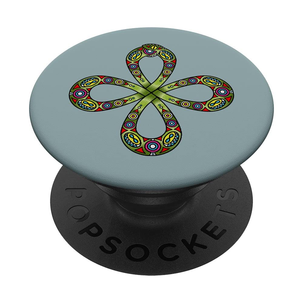 Ouroboros, Celtic endless knot, snake, infinity, symbol PopSockets Swappable PopGrip