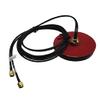 CompuPort 5G LTE Puck Antenna MIMO Omni-Directional with Dual-Diversity 2x3' SMA Male Connector Cables Designed to Work with Sierra Airlink, Teltonika, Microhard, DiGi, or Any SMA modems view 2