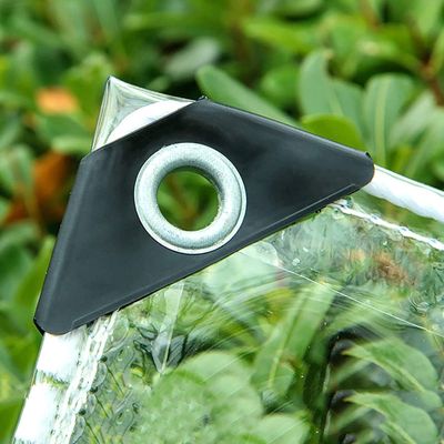 KOOEIN Waterproof Tarpaulin,Transparent Industrial Tarpaulin,Thicked PVC Plastic Tarps,Outdoor Tarpaulin with Grommet,for Boats,Decks,Plants,Anti-uv,Tear-Resistant Tarpaulin,1x1m/3.3x3.3ft