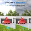 GREENCYCLE Outdoor Motion Sensors with Alarm, Driveway Alarms Wireless Outside Weatherproof, Motion Detection Chime IP64 Waterproof 900ft Long Range Loud Chime Protect Property Security Alert System view 2