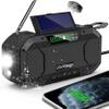 Emergency Radio Waterproof Bluetooth Speaker,Portable AM FM Radio with Flashlight,Reading Lamp,Hand Crank NOAA Weather Radio with Solar Panel,5000mAh/18500mWh Cell Phone Charger,Emergency Survival Kit view 1