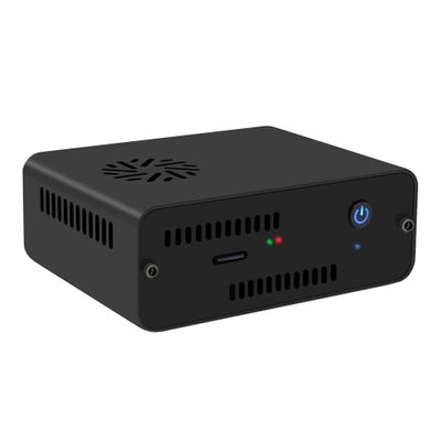 Geekworm NASPi V2.0 2.5 inch SATA HDD/SSD NAS Storage Kit with Safe Shutdown & Auto Power On Function for Raspberry Pi 4 Model B(Not Include Raspberry Pi 4)