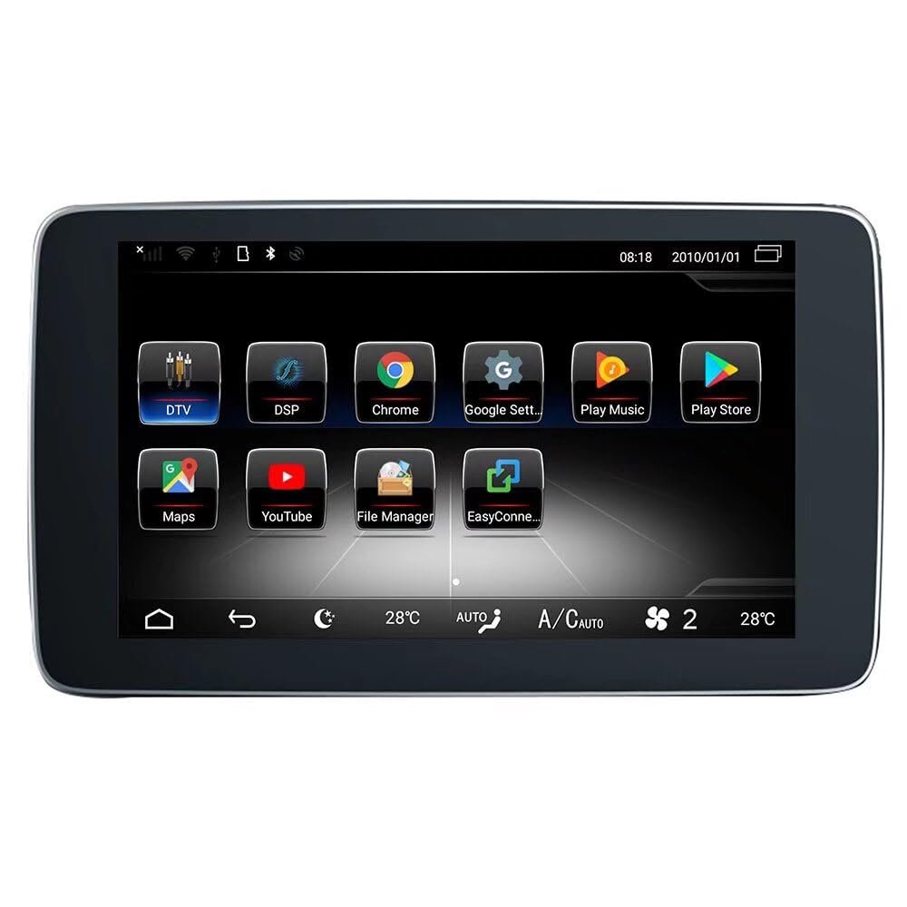 ROADYAKO 9Inch 30Android 13.0 Indash Car GPS Navigaton Radio Stereo for Benz A CLA GLA G 2013 2014 2015 A-W176 B-W246 G-W460 CLA-C117 GLA-X156 BT WiFi 4G RDS SWC FM AM Video