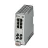 Phoenix Contact, FL Switch 2206-2FX ST, Managed Switch 2000-6 RJ45 Ports 10/100 Mbps - 2 ST Multi-Mode 100 Mbps - Degree of Protection: IP20 - PROFINET Conformance-Class B (1 Item/s) view 1