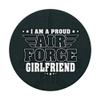 Proud Air Force Girlfriend Patriotic Pride Military Couple PopSockets Swappable PopGrip view 3