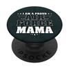 I Am A Proud Air Force Mama Patriotic Pride Military Mother PopSockets Swappable PopGrip view 1
