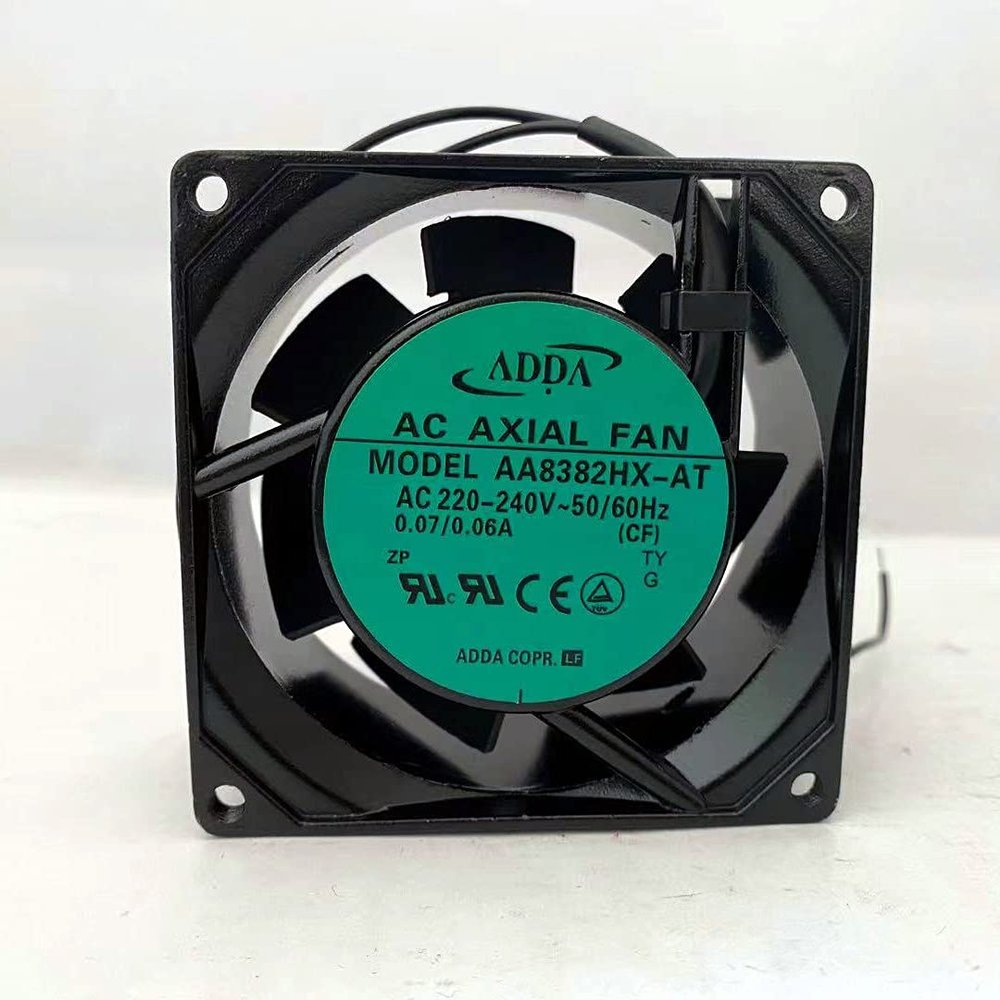 AA8382HX-AT ADDA 220V 80mm Fan, 220V 0.07/0.06A 8038 AC Cooling Fan