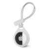 Case-Mate AirTag Holder - AirTag Keychain with Rugged Strap - Easy to Use, Protective, Durable Hard Shell Air Tag Case for Dog Collar, Cat Collar, Keys, Luggage, Backpack, Purses - 1 Pack, Clear view 1