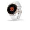 Garmin Venu 2S, Smaller-Sized GPS Smartwatch with Advanced Health Monitoring and Fitness Features, Rose Gold Bezel with White Case and Silicone Band, (010-02429-03) (Renewed) view 1