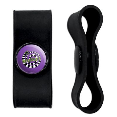 GRAPHICS & MORE Beetlejuice Sandworm Logo Headphone Earbud Cord Wrap - Charging Cable Manager - Wire Organizer Set of 2 - Black