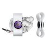 GRAPHICS & MORE Beetlejuice Sandworm Logo Headphone Earbud Cord Wrap - Charging Cable Manager - Wire Organizer Set of 2 - White view 2
