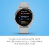 Garmin Venu 2S (Renewed), Smaller-Sized GPS Smartwatch with Advanced Health Monitoring and Fitness Features, Silver Bezel with Light Gray Case and Silicone Band, (010-02429-02) view 3