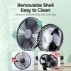 JONJUMP USB Mini Fan Rechargeable Desktop/Table Fan Portable Whisper Quiet Fan for Desktop Usb Fan Ventilador Cooler view 2