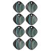 MightySkins Glossy Glitter Skin Compatible with Samsung Galaxy SmartTag (4 Pack) - Blue Canyon | Protective, Durable High-Gloss Glitter Finish | Easy to Apply and Change Style | Made in The USA view 1