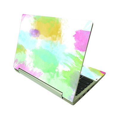 MightySkins Skin Compatible with Lenovo IdeaPad Flex 3 Chromebook 2-in-1 11.6" (2021) - Watercolor White | Protective, Durable, and Unique Vinyl Decal wrap Cover | Easy to Apply | Made in The USA