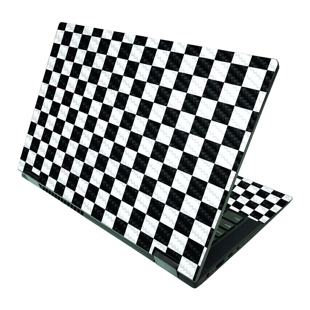 MightySkins Carbon Fiber Skin Compatible with Lenovo IdeaPad Flex 5 2-in-1 15" (2021) - Check | Protective, Durable Textured Carbon Fiber Finish | Easy to Apply and Change Style | Made in The USA