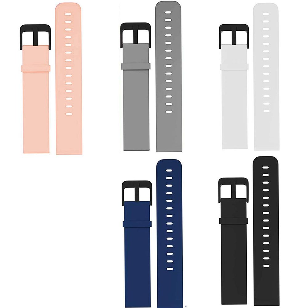 Compatible for Colmi P8 Plus Bands, Lamshaw Quick Release Watch Soft Silicone Sport Band Compatible with Colmi P8 Plus Smartwatch (5 pack)
