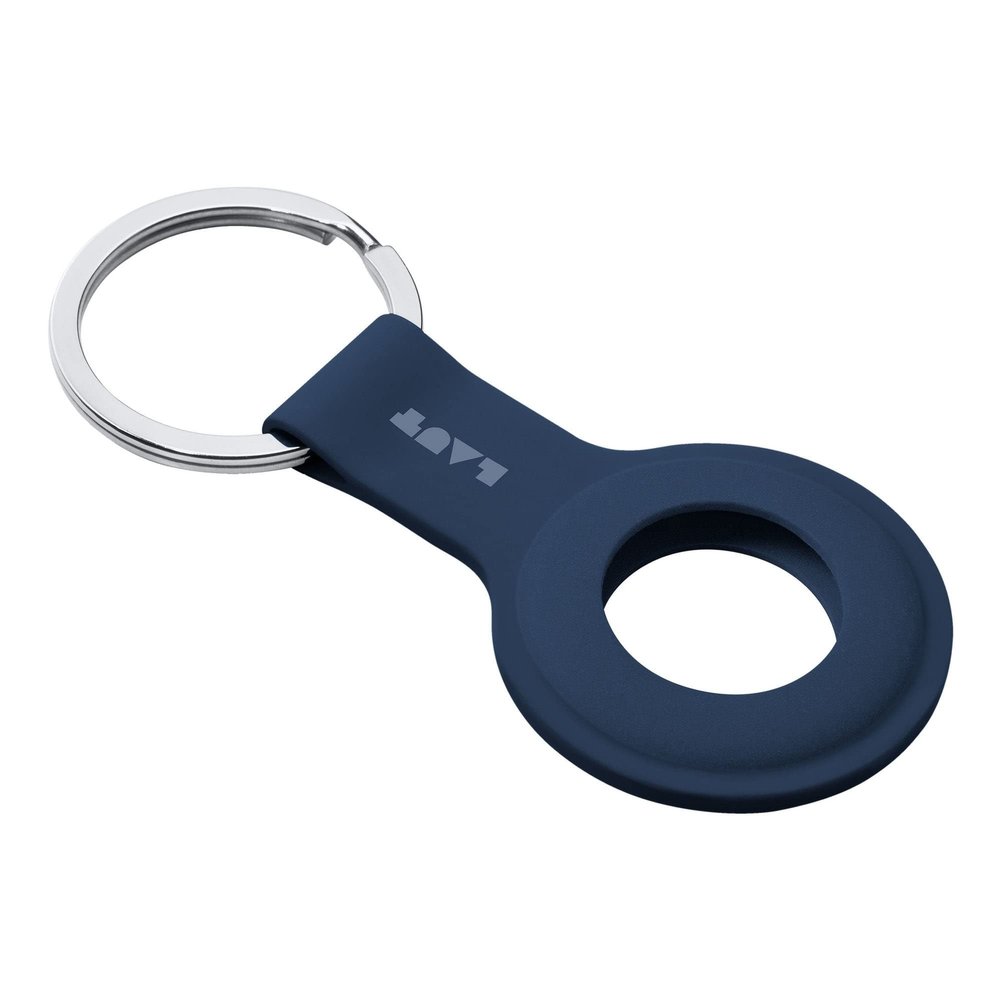 LAUT - HUEX TAG case Compatible with AirTag - Keychain Holder Lightweight Anti Scratch Navy
