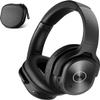 ZIHNIC Active Noise Cancelling Headphones, 40H Playtime Wireless Bluetooth Headset with Deep Bass Hi-Fi Stereo Sound,Comfortable Earpads for Travel/Home/Office (Black) view 1