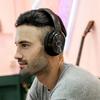 ZIHNIC Active Noise Cancelling Headphones, 40H Playtime Wireless Bluetooth Headset with Deep Bass Hi-Fi Stereo Sound,Comfortable Earpads for Travel/Home/Office (Black) view 2
