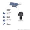 TVP Replacement Part For Bissell 1608691, 160-8691 Vacuum Cleaner Clean Tank Cap & Insert view 2