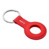 LAUT - HUEX TAG case Compatible with AirTag - Keychain Holder Lightweight Anti Scratch  Crimson view 1
