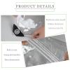 KOOEIN Tarpaulin Heavy-Duty,Waterproof Universal Tarp,Transparent Anti-uv Tarpaulin,for Patio,pergola,Greenhouse,Protective Tarpaulin,Antifreeze Canopy with Grommet,2x2m/6.6x6.6ft view 4