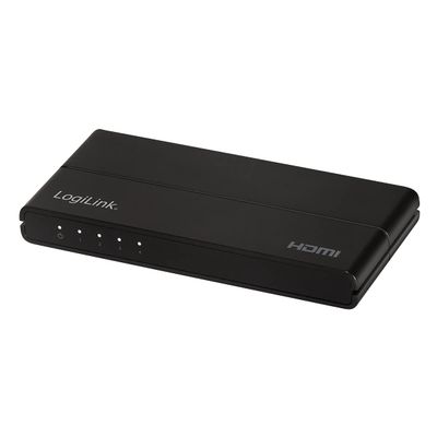 LogiLink HD0037 - HDMI Splitter, 1x4 Port, 4K/60 Hz, downscaler