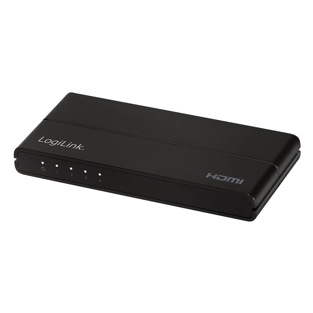 LogiLink HD0037 - HDMI Splitter, 1x4 Port, 4K/60 Hz, downscaler