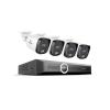 SANNCE 2K 3MP PoE Security Camera System, 8CH 6MP Surveillance NVR with 4PCS 3MP HD Weatherproof Cameras with H.265 Video Compression, Smart IR LED, APP Push Alert, Remote Access (Without HDD) view 1