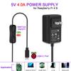 [20W 5V 4A] Raspberry Pi 4 Case, with iUniker 20W 5V 4A USB C Raspberry Pi 4 Power Supply with Switch Heatsink 40mm Cooling Fan for Pi 4 4 8gb/4gb/2gb view 2