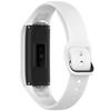 Lijinlan Bands for Samsung Galaxy Fit SM-R370, Soft Silicone Sport Fitness Strap, Replacement Wristband Accessories, White, 17.3mm, 115mm + 85mm, Unisex, Medium to Large view 2