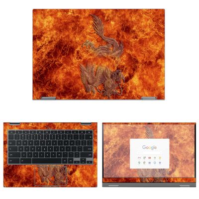 Decalrus - Protective Decal Sticker for The Samsung Galaxy Chromebook 2 XE530 (13.3" Screen) case Cover wrap SAgalaxyChrmbk2_13-133