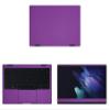 Decalrus - Protective Decal for The Samsung Galaxy Book Pro 360 (13.3" Screen) Laptop Purple Carbon Fiber wrap CFsamsungGalaxybkPro360_13Purple view 1