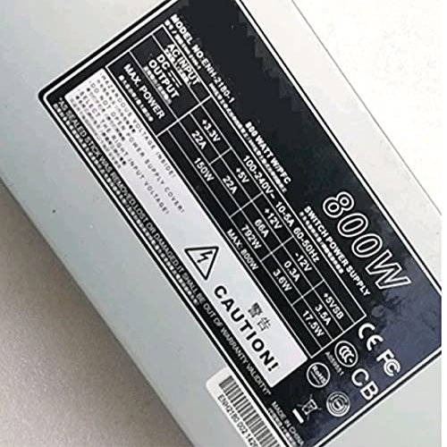 Shortest 2U 800W ENH-2180-1, New, 7.87" deep, 80Plus Silver Level, can Replace P2M-5800V