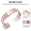 AISPORTS Compatible for GTR 2/GTR 2e/GTR 47mm/Stratos Band Stainless Steel for Women Men, 22mm Quick Release Band Sport Wristband Metal Bracelet Replacement Band for Garmin Vivoactive 4 view 3
