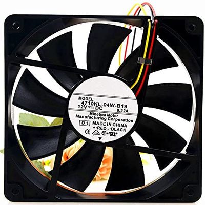 4710KL-04W-B19 120 mm Fan 12V 0.22A 12CM 3-pin Chassis Fan