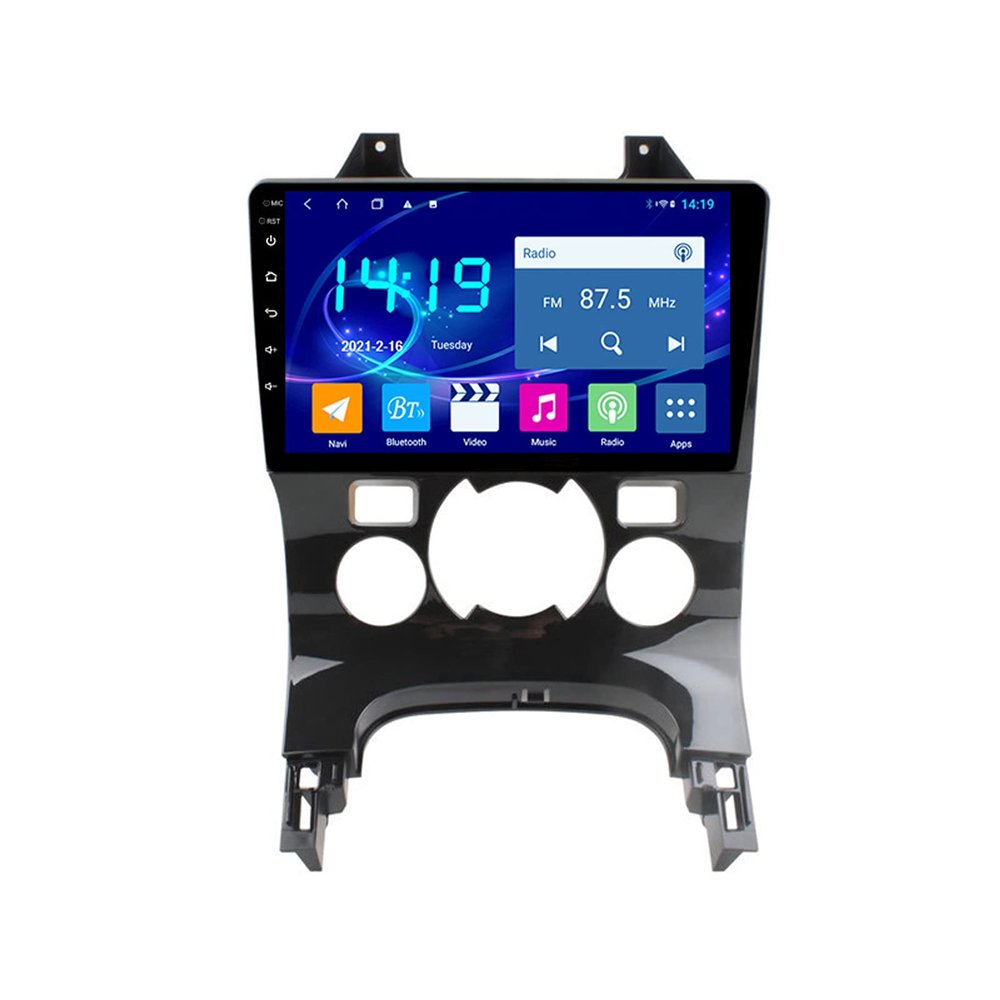 Android 10.0 Touch Screen Car Stereo, for Peugeot 3008 2013-2018 Supports Bluetooth Voice Call/USB/GPS Navigation/AUX Input/FM/WiFi/Mirror Link/Rear View Camera/SWC,A Octa core,4G WiFi 2+32