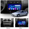 Android 10.0 Car Radio Multimedia Player, for Peugeot 206 2001-2008, with Rear View Camera Supports Mirror Link/Steering Wheel Control/USB/FM/Video/Bluetooth/1080P Video,Octa core,4G WiFi 4+64 view 2