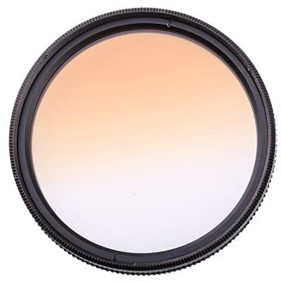 Camera Filter Color Filter Color Filter Adjustable Gradient Gradient red Blue Green Orange Purple Yellow Camera Accessories Protect Lens Filter (Caliber : 49mm, Color : Grad Brown)