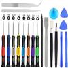 Screwdriver Set 20 PCS Cellphone Repair Tool Small Magnetic Kit with Phillips Flathead Pentalobe Torx Opening Pry for iPhone Mac iPad Samsung view 1