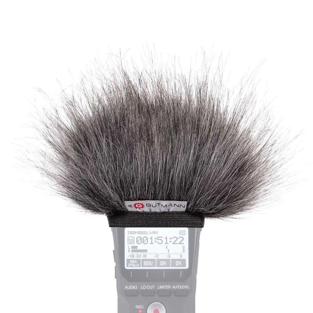 Gutmann Microphone Fur Windscreen Windshield for Sony PCM-A10 GREY | Made in Germany