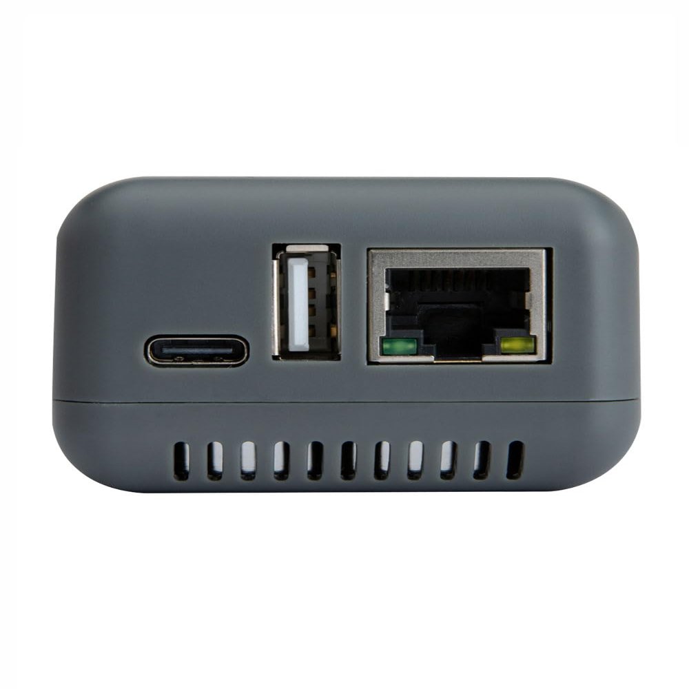 LOYALTY-SECU BLE RJ45 Print Server | USB to Network Printer Adapter with BLE and LAN Connection | 1-Port USB 2.0 for Home, Office, and Shared Printing