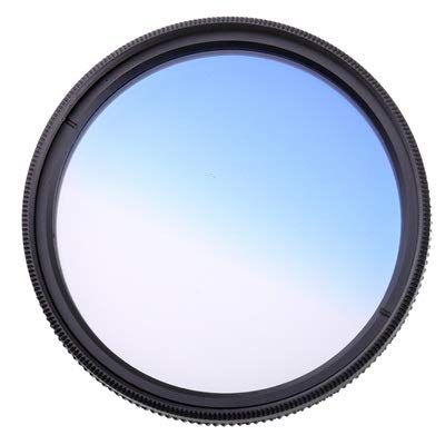 Camera Filter Color Filter Color Filter Adjustable Gradient Gradient red Blue Green Orange Purple Yellow Camera Accessories Protect Lens Filter (Caliber : 55mm, Color : Grad Blue)